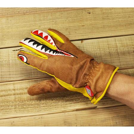 ジャムズゴールド バイク グローブ 冬 防寒 革 レザー ストリート