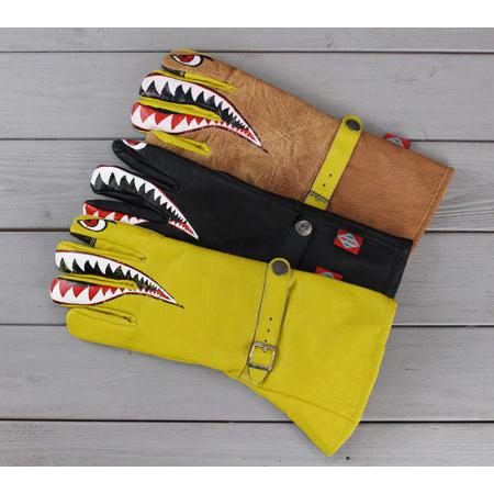 ジャムズゴールド バイク グローブ 冬 防寒 革 レザー