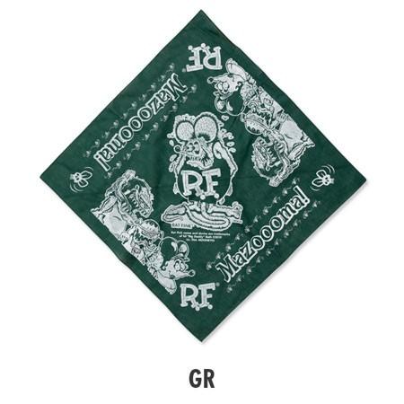 ラットフィンク バンダナ 大判 おしゃれ かっこいい キャラクター アメリカ アメ車 バイク ホットロッド アメリカ アメリカン雑貨 RatFink スタンディング |  | 03