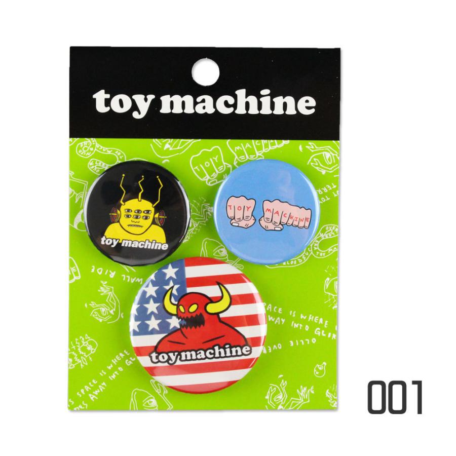 トイマシーン 缶バッチ おしゃれ スケボー かっこいい おもしろい アクセサリー アメリカ アメリカン雑貨 Toy Machine 3個セット Tmcb Hnt U S Junkyard 通販 Yahoo ショッピング