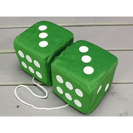 ハンギングファジーダイス（サイコロ） グリーン | 