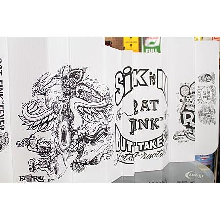 サンシェード ラットフィンク 車 日よけ おしゃれ 折り畳み フロントガラス カー用品 カーアクセサリー キャラクター RatFink SicK is In | RAT FINK | 01