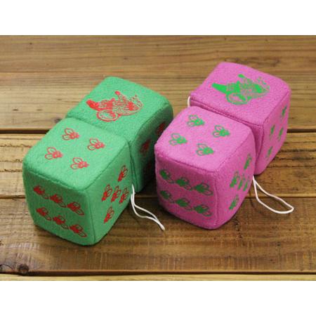 ラットフィンク ファジーダイス サイコロ ダイス カーアクセサリー カー用品 ルームミラー 飾り 車 おしゃれ キャラクター アメリカ ホットロッド Rat Fink |  | 01