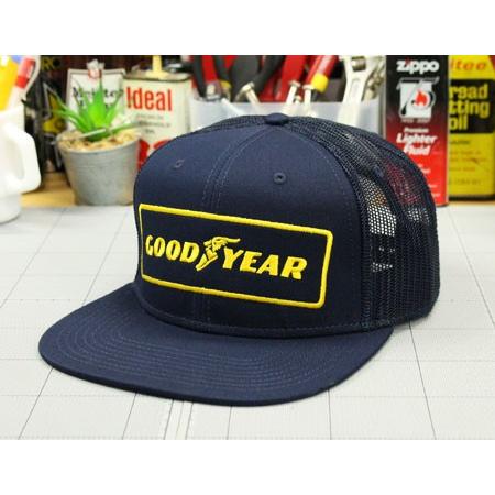 a*読様 グッドイヤー　トラッカーキャップ　good year ☆ヴィンテージ ☆ GOOD YEAR グッドイヤー キャップ 帽子 古着