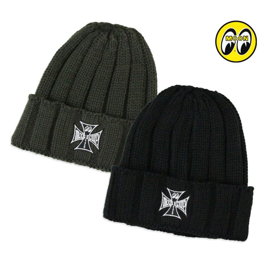 ムーンアイズ ニット帽 帽子 メンズ レディース おしゃれ かっこいい アメカジ アウトドア アメリカン 車 バイク Mooneyes Iron