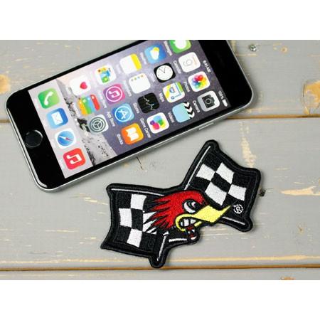 ワッペン アイロン 企業 キャラクター アメリカ クレイスミス ClaySmith アメカジ バイク ウッドペッカー チェッカーフラッグ |  | 01