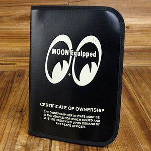 洋書　希少　MOON Equipped (ムーン イクイップド) ムーンアイズ ムーンアイズ（MOONEYES）車検証入れ/ムーンイクイップド : U.S.