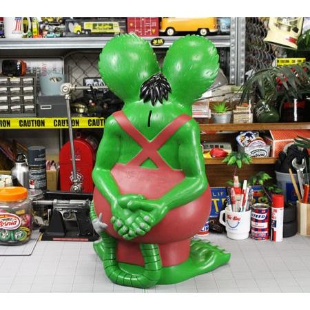 ラットフィンク フィギュア 貯金箱 大容量 おしゃれ 500円玉
