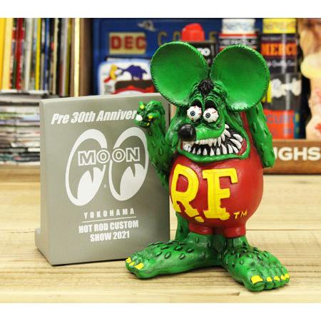 ホットロッドバイカーアメリカントイRATFINKスタチュー30cmメタリック ラットフィンク フォード モデルB フィギュア 限定 キャラクター