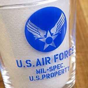 ミリタリーグラス グラス コップ おしゃれ アメリカン アメリカン雑貨 アメリカ空軍（U.S.エアフォース） |  | 01