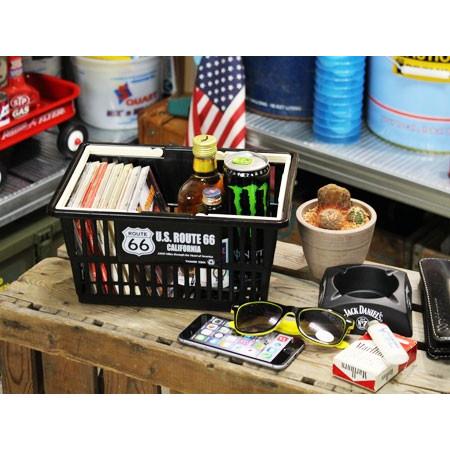 ルート66（ROUTE66） バスケット 収納 かご プラスチック おしゃれ