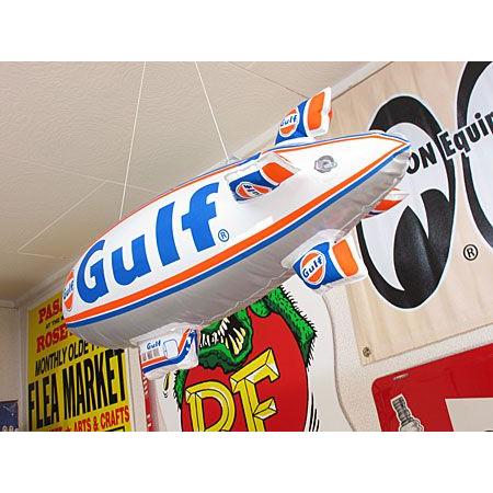 ＧＵＬＦ バルーン 飛行船 ガレージ　アメ車　美品 ガルフ（Gulf） インフレータブルバルーン 飛行船 メール便OK＿ZZ-005