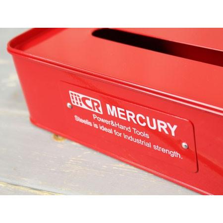 マーキュリー ティッシュケース おしゃれ 車 MERCURY アメリカ アメリカン雑貨 レッド | MERCURY | 01