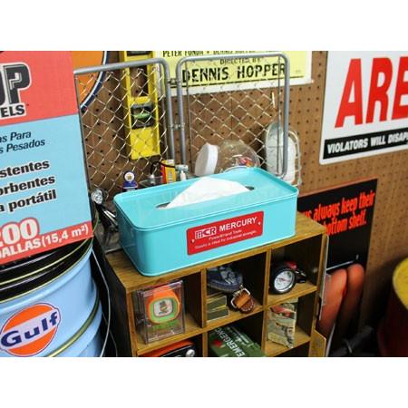 マーキュリー ティッシュケース おしゃれ 車 MERCURY アメリカ アメリカン雑貨 ブルー | MERCURY | 03