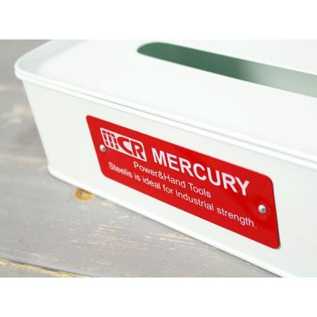 マーキュリー ティッシュケース おしゃれ 車 MERCURY アメリカ アメリカン雑貨 ホワイト | MERCURY | 01