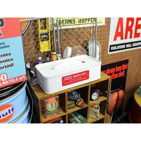 マーキュリー ティッシュケース おしゃれ 車 MERCURY アメリカ アメリカン雑貨 ホワイト | MERCURY | 03