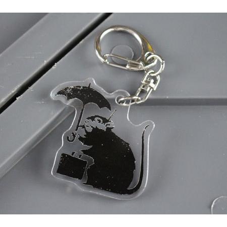 バンクシー キーホルダー おしゃれ メンズ レディース