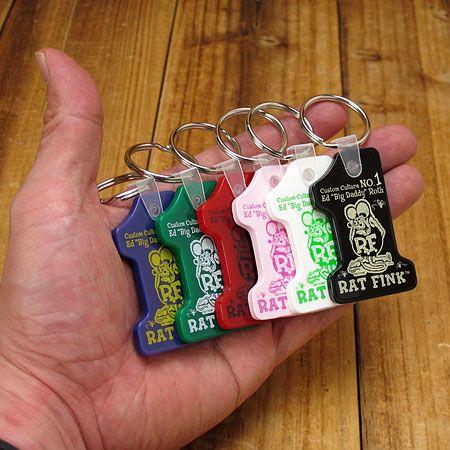 ラットフィンク　キーホルダー10個セット ラットフィンク キーホルダー ハンバーガー ・RAT FINK キー