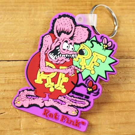 RAT FINK（ラットフィンク） キーホルダー おしゃれ ラバー