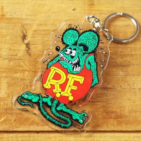 ラットフィンク キーホルダー おしゃれ キャラクター アメリカ プラスチック RatFink｜planfirst