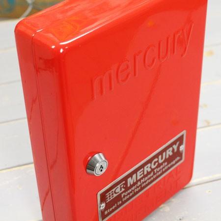 マーキュリー キーボックス 壁掛け インテリア おしゃれ MERCURY 鍵 収納 アメリカ アメリカン雑貨 レッド | MERCURY | 01