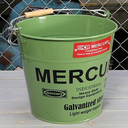 660円 Off バケツ マーキュリー Mercury カーキ おしゃれ ブリキ アメリカ Mc C118kh Mcr