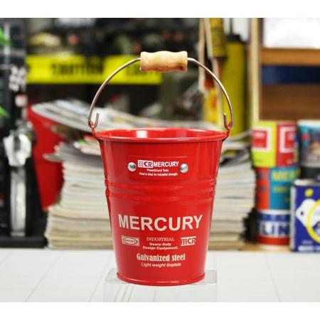 マーキュリー ブリキミニバケツ 雑貨 アメリカン雑貨 おしゃれ 小物入れ ペンスタンド 鉢 インテリア MERCURY レッド｜planfirst｜02