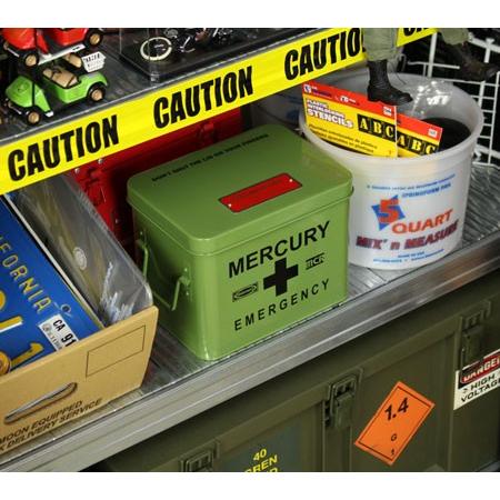 マーキュリー エマージェンシーボックス 救急箱 おしゃれ アンティーク