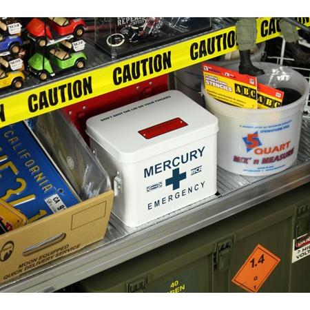 マーキュリー エマージェンシーボックス 救急箱 おしゃれ アンティーク