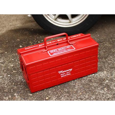マーキュリー ツールボックス おしゃれ 大型 工具箱 Diy 2段 車 アウトドア ビスケース Mercury アメリカン雑貨 ツールボックスプロ レッド Mc Metbprd Mcr Mc Metbprd Mcr U S Junkyard 通販 Yahoo ショッピング
