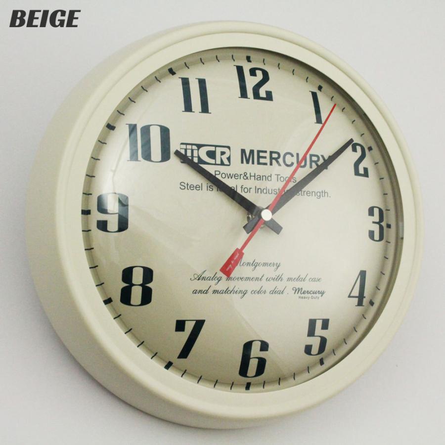 マーキュリー 掛け時計 おしゃれ アメリカン インテリア ガレージ