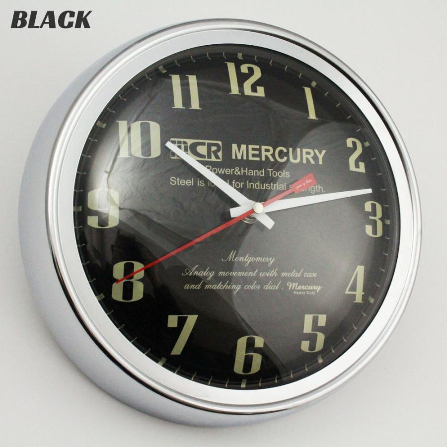 マーキュリー 掛け時計 おしゃれ アメリカン インテリア ガレージ