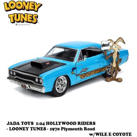 JADA TOYS ルーニー・テューンズ プリマス ロードランナー 1970 ロードランナー ミニカー アメ車 1/24 ルーニーテューンズ プリムス