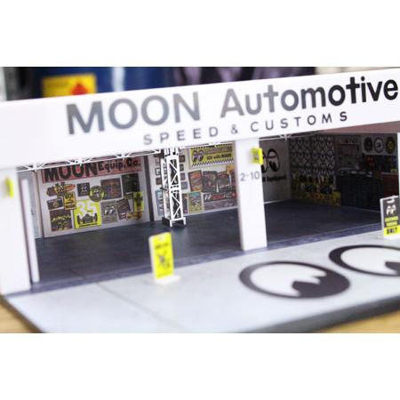 ムーンアイズ ジオラマ ガレージ ミニチュア ホットロッド ムーンアイズ ジオラマ ガレージ ミニチュア ホットロッド