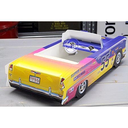 アメリカンペーパークラフトカー 車型紙製小物入れ トレー 55シボレー ベルエア ホットロッド Mn Igk Mon Mn Igk Mon U S Junkyard 通販 Yahoo ショッピング