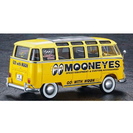 ムーンアイズ プラモデル モデルキット ワーゲンバス フォルクスワーゲン ホットロッド アメリカ アメリカン雑貨 MOONEYES 1/24 VW  Type2 マイクロバス