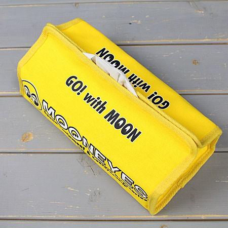 ムーンアイズ ティッシュケース 壁掛け おしゃれ 車 コットン アメリカン ホットロッド MOONEYES イエロー |  | 01