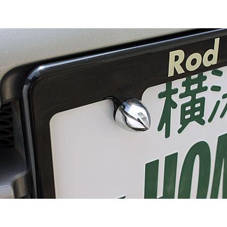 ナンバープレートボルト（ライセンスボルト）２個セット/バレット（弾丸）太 |  | 01