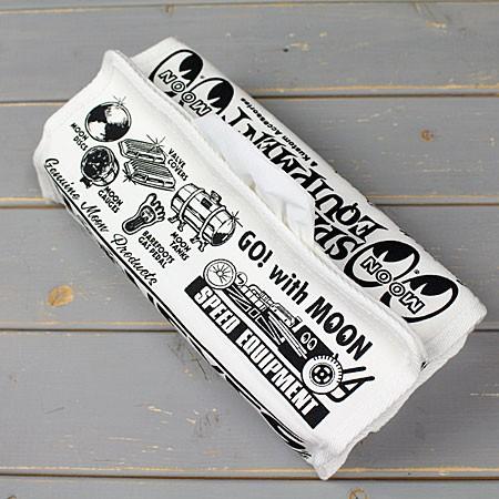 ムーンアイズ ティッシュケース 壁掛け おしゃれ 車 コットン アメリカン ホットロッド MOONEYES ホワイト |  | 01