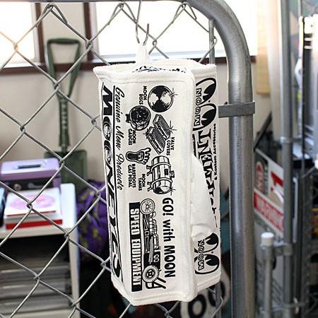 ムーンアイズ ティッシュケース 壁掛け おしゃれ 車 コットン アメリカン ホットロッド MOONEYES ホワイト |  | 03
