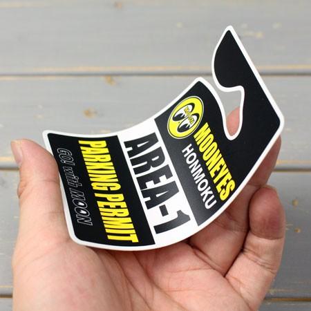 ムーンアイズ カー用品 アメリカ ホットロッド MOONEYES パーキングパーミット エリア−１ ブラック |  | 01