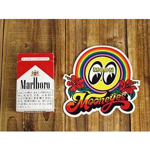 ムーンアイズ ステッカー 車 アメリカン おしゃれ バイク ヘルメット かっこいい ホットロッド MOONEYES レインボー |  | 01