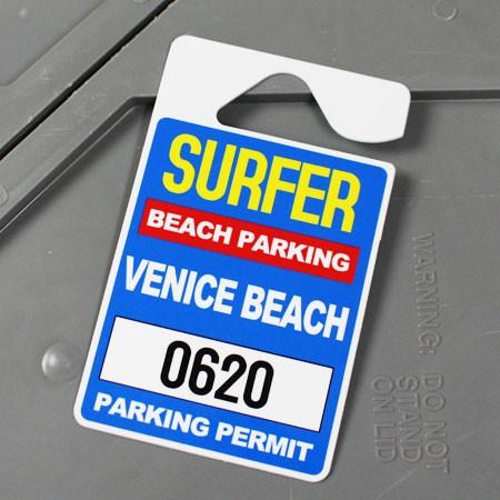 た　US製【 Parking Permit】8枚＠パーミット送料無料 パーキングパーミットタグ カー用品 ルームミラー 飾り PARKING PERMIT
