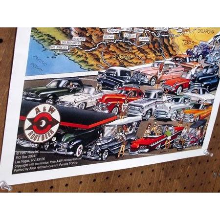 ルート66（ROUTE66） ポスター Get Your Kicks On Route66