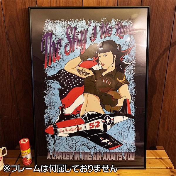 ポスター おしゃれ セクシー かっこいい インテリア アメリカン レトロ ビンテージ B2 ミリタリー ピンナップガール 戦闘機 男前 ノーズアート Pt Kap011 Rgh Pt Kap011 Rgh U S Junkyard 通販 Yahoo ショッピング