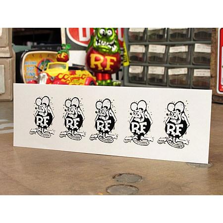 ラットフィンク ステッカー 車 アメリカン キャラクター おしゃれ バイク ヘルメット かっこいい RatFink USA 5パック | RAT FINK