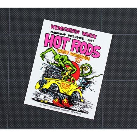 ラットフィンク ステッカー 車 アメリカン キャラクター おしゃれ バイク ヘルメット かっこいい RatFink モンスター HOT RODS｜planfirst｜02