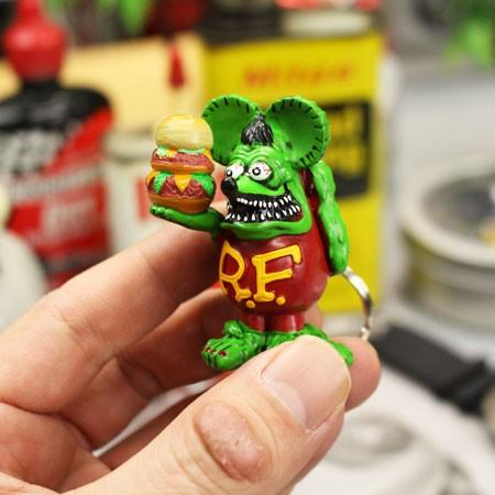 ラットフィンク キーホルダー フィギュア キーリング おしゃれ 鍵 車 バイク RAT FINK アメリカ アメリカン雑貨 ハンバーガー｜planfirst｜03