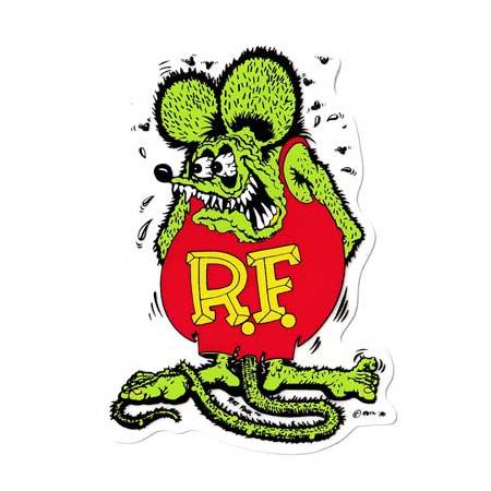 ラットフィンク ステッカー 車 アメリカン キャラクター おしゃれ バイク ヘルメット ホットロッド Ratfink サイズl グリーン メール便ok Sc Rd001gr Mon Rf 271 U S Junkyard 通販 Yahoo ショッピング