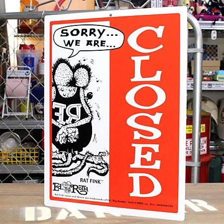 RAT FINK（ラットフィンク） サインプレート サインボード 看板